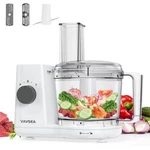 Brand New Vavsea 6 Cup White Food Processor Vegetable Chopper & Acc.. Fixed Price $60.00.