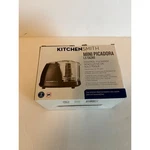 Kitchensmith 1.5 Cup Mini Chopper Black Food Processor 100W One Touch Pulse. Fixed Price $25.00.