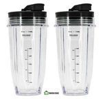 ( 2-PACK ) 24 Oz Cup With Sip & Seal Lid Compatible Nutri Ninja Auto-iq. Fixed Price $20.90.