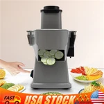 Food Processor Commercial Vegetable Fruit Cutting Shredding Slicing Machine 110V. Fixed Price $357.53.