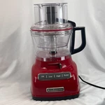 Kitchenaid KFP0933ER Cup Food Processor Red W/ Mini Bowl + Attachments. Fixed Price $74.99.