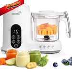 Grownsy Baby Food Maker With Steam Basket, One Step Xxl, White. Fixed Price $153.32.