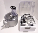 Kitchenaid Stand Mixer Food Processor KSM2FPA Attachment W/storage Case & Blades. Fixed Price $119.00.