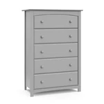 Stork Craft Usa Kenton 5-DRAWER Wood Dresser Pebble Gray Finish. Fixed Price $375.05.
