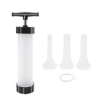 Hoypeyfiy Homemade Sausage Maker Kitchen Stuffer Push Type, White. Fixed Price $18.98.