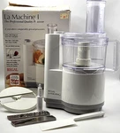 Vtg Regal La Machine Food Processor K813GY W/attachments Shred Slice Chop Usa. Fixed Price $42.89.