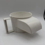 Cuisinart Continuous Feed Chute DLC-507TX For Handy Prep DFP-3 Little Pro Lpp. Fixed Price $9.99.