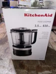 Kitchenaid 3.5-CUP Food Chopper Mix Puree Drizzle Basin Liquid Graphite. Fixed Price $49.99.