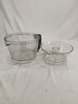 Cuisinart Food Processor Large & Small Work Bowl Part FP-12LWB 12SWB For FP-12DC. Fixed Price $26.88.