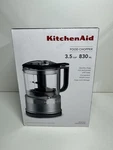 Kitchenaid KFC3516CU Mini Food Processor 3.5 Cup Silver Electric Dishwasher-safe. Fixed Price $29.99.