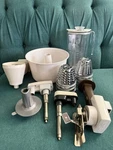 Vintage Nutone Built-in Food Center Accessories Sold Lots Model 171. Fixed Price $35.00.