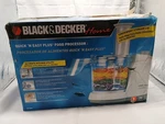 Black & Decker Quick Easy Food Processor FP1450 Open Box With Damage. Fixed Price $75.00.