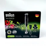Braun Multi Quick Vario 21-SPEED Black Immersion Hand Blender Model MQ5025. Fixed Price $51.72.