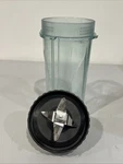 Nutri Ninja Replacement Auto Iq Blender 16OZ Cup With Blade (green).. Fixed Price $20.85.