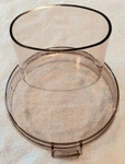 Cuisinart Food Processor Work Bowl Lid Only Amber For DCL-10E. Fixed Price $19.95.