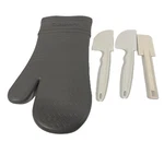 Cuisinart Lot Oven Mitt And Of Spatulas One Dlc - 502. Fixed Price $14.99.