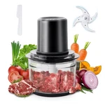 Olayks Food Processor, Electric Meat Grinder With 4 Stainless Steel Blades, 1.... Fixed Price $45.39.