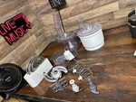 Braun KM32 Mixer Lot Of Attachments Germany Processor. Fixed Price $45.50.