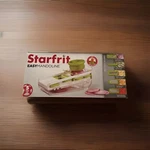 Starfrit Easy Mandoline Green With 5 Blades Box Food Slicer Chopper. Fixed Price $18.87.