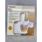 Signature Gourmet Deluxe Food Processor With Chute 3 Cup Capacity White Kitchen. Fixed Price $39.98.