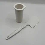 Cuisinart Food Processor Spatula DLC-650 & Pusher DLC-020BTX White Replacement. Fixed Price $12.00.