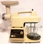 Vtg 10 Speed Oster Electric Mixer Regency Kitchen Center Beaters Bowl Meat Grind. Fixed Price $66.99.