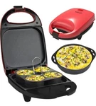 Brentwood - Red 3 In 1 Breakfast Maker Egg Omelets, Bites, Sandwiches. Fixed Price $33.59.