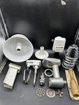 Lot Nutone Food Center Attachments Mixer Bowl Meat Grinder Salad Shooter Blades. Fixed Price $299.99.