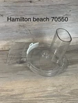 Hamilton Beach Scovill Food Processor 70550 Replacement Part - Plastic Lid. Fixed Price $19.00.
