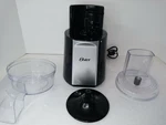 Oster Oskar 2-IN-1 Salad Prep & Food Processor, Black/silver (FPSTFP4050). Fixed Price $26.99.