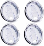 4 Pcs 20 Oz Tumbler Replacement Skinny Cup Lids For Coffee Tea On Travel.... Fixed Price $8.99.