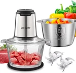 Liebe&lecker Food Processor, Meat Grinder With 2 Bowls 8 And Cup,. Fixed Price $74.38.