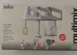 Braun M870 Multimix 3 In 1 System 220W Hand Mixer Blender Chopper. Fixed Price $89.95.