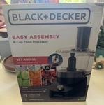 Black+decker Easy Assembly 8-CUP Food Processor Blades FP4150BC New Sealed. Fixed Price $29.99.