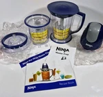 Ninja Master Prep QB900W 30 400W Blue New Food Processor Blender Manual Unused. Fixed Price $40.41.