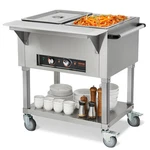 Vevor 2-PAN Commercial Food Warmer X 20.6QT Electric Steam Table 1000W 4 Wheel. Fixed Price $469.69.