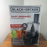 Black+decker Easy Assembly 8-CUP Food Processor, Black, FP4200B, New Opened Box. Fixed Price $39.99.
