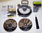 Ninja Feed Chute Lid + Discs For BL491 BL492 BL494 Auto-iq Compact Blender. Fixed Price $56.88.