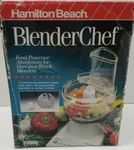 Hamilton Beach Blender Chef Food Processor Attachment 70900 Complete Open Box. Fixed Price $39.00.