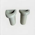 Vintage Oster Food Crafter 341-16F Replacement Part Pusher Pair Ivory Cream. Fixed Price $9.90.