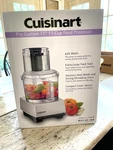 Cuisinart Food Processor, Custom 11 Cup, Washed But Never Used Complete W/bo. Fixed Price $155.00.