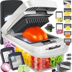 Vegetable Chopper Mandoline Slicer 8 Blades Food Processor Kitchen Gadget. Fixed Price $48.73.