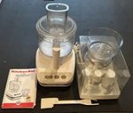 Kitchenaid KFP600 Ultra Power Plus 11 Cup Food Processor Manual & Accessories. Fixed Price $114.46.