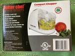 New Better Chef Compact Chopper,easy To Clean,pulse Switch,safety Lock Lid White. Fixed Price $12.95.