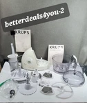 Krups 400W Food Processor Optipro Model 705 Tested Includes Everything Photos. Fixed Price $19.87.