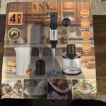 Sokany 4-IN-1 Dishwasher Safe Hand Blender 110V, 50/60HZ, 1000W Motorboat Whisk. Fixed Price $30.57.