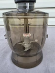 Bullet Express Trio BE-110 Replacement Meal Mixer Work Bowl W/ Lid & Stopper. Fixed Price $23.00.