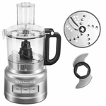 Kitchenaid 7 Cup 3 Speed Food Processor And Veggie Chopper, Silver (open Box). Fixed Price $104.00.