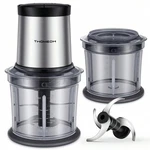 4 Cup Electric Food Chopper 2 Bowls Speed Blades Meat Grinder Vegetable. Fixed Price $33.19.