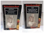 Kitchenaid Electric Food Processor Ultra Power Manual & Recipe Book Only. Fixed Price $29.99.